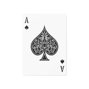 SK redskull Poker Cards