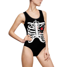 Load image into Gallery viewer, Women&#39;s &quot;listen to your heart&quot; Classic One-Piece Swimsuit
