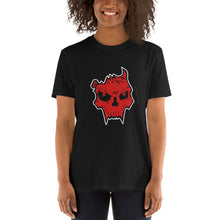 Load image into Gallery viewer, Skidsart purgatory skull Short-Sleeve Unisex T-Shirt
